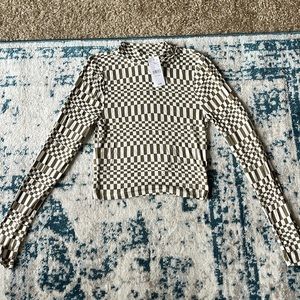PacSun Checkered Top XS